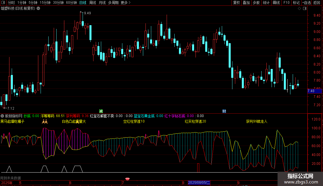 通达信筹码雷达红宝石解套不卖源码图片2
